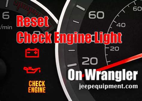 wrangler check engine light|reset engine light jeep wrangler.